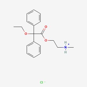 2,2-Diphenyl-2-ethoxyacetic acid (2-(methylamino)ethyl) ester hydrochloride