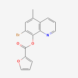 7-Bromo-5-methyl-8-quinolyl furoate