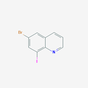 molecular formula C9H5BrIN B1374588 6-Bromo-8-iodoquinoline CAS No. 1078160-90-3