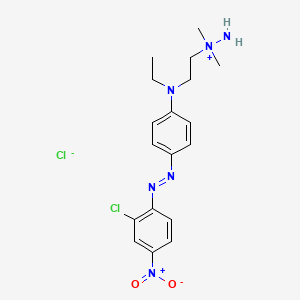 1-[2-[[4-[(2-Chloro-4-nitrophenyl)azo]phenyl]ethylamino]ethyl]-1,1-dimethylhydrazinium chloride