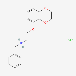 Benzylamine, N-(2-(1,4-benzodioxan-5-yloxy)ethyl)-, hydrochloride