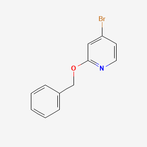 molecular formula C12H10BrNO B1374594 2-(Benzyloxy)-4-bromopyridine CAS No. 960298-00-4