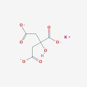 molecular formula C6H5KO7-2 B13745952 Potassium;2-hydroxypropane-1,2,3-tricarboxylate 