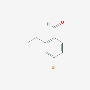 molecular formula C9H9BrO B1374599 4-Bromo-2-ethylbenzaldehyde CAS No. 1114808-89-7