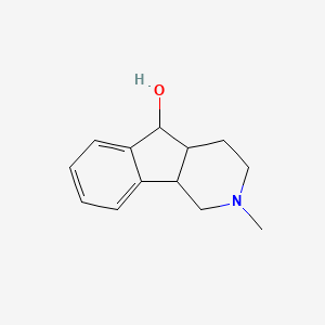 2-Methyl-1,3,4,4a,5,9b-hexahydroindeno[1,2-c]pyridin-5-ol