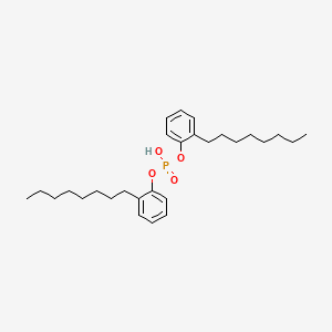 Bis(octylphenyl) hydrogen phosphate