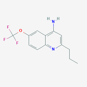 4-Amino-2-propyl-6-trifluoromethoxyquinoline