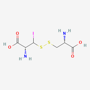 molecular formula C6H11IN2O4S2 B13746173 3-Iodo-L-cystine CAS No. 1320-92-9