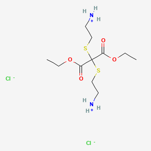 Diethyl bis(2-aminoethylthio)malonate dihydrochloride