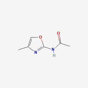 molecular formula C6H8N2O2 B13746227 Acetamide, N-(4-methyl-2-oxazolyl) CAS No. 35629-36-8