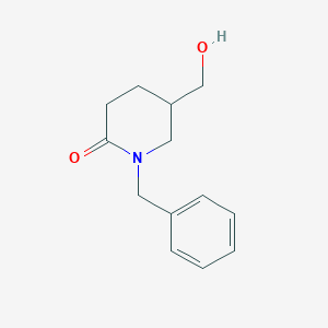 B1374623 1-Benzyl-5-(hydroxymethyl)piperidin-2-one CAS No. 744212-68-8