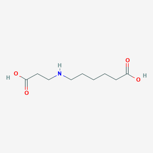 6-[(2-Carboxyethyl)amino]hexanoic acid