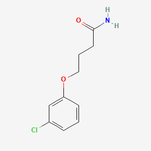 Butanamide, 4-(3-chlorophenoxy)-