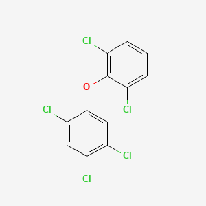 molecular formula C12H5Cl5O B13746293 2,2',4,5,6'-Pentachlorodiphenyl ether CAS No. 130892-67-0