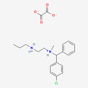 N-(alpha-(p-Chlorophenyl)benzyl)-N-methyl-N'-propylethylenediamine oxalate