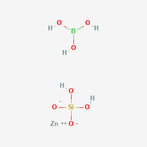 zinc;boric acid;dihydroxy(dioxido)silane