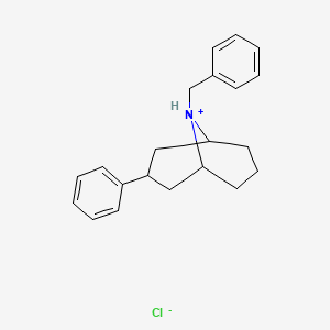 3-beta-Phenyl-9-benzyl-9-azabicyclo(3.3.1)nonane hydrochloride