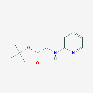 molecular formula C11H16N2O2 B1374651 Tert-butyl 2-(pyridin-2-ylamino)acetate CAS No. 1207176-12-2