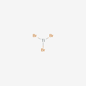 molecular formula Br3Ti B13746535 Titanium(III) bromide CAS No. 13135-31-4