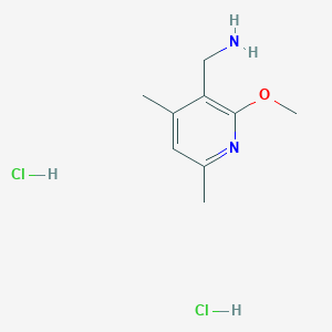 B1374655 (2-Methoxy-4,6-dimethylpyridin-3-yl)methanamine dihydrochloride CAS No. 1803571-47-2