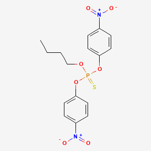 Phosphorothioic acid, O-butyl O,O-bis(4-nitrophenyl) ester