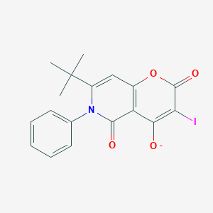 7-tert-Butyl-3-iodo-4,5-dioxo-6-phenyl-5,6-dihydro-4H-pyrano[3,2-c]pyridin-2-olate