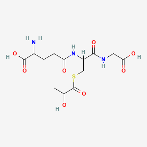 (R)-S-lactoylglutathionate anion