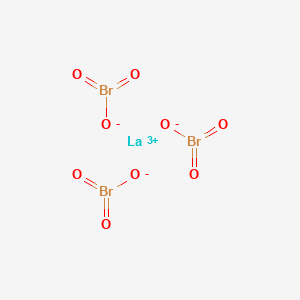 molecular formula Br3LaO9 B13746624 Lanthanum tribromate CAS No. 28958-23-8