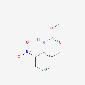 molecular formula C10H12N2O4 B13746684 3-Methyl-2-(ethoxycarbonylamino)1-nitrobenzene 