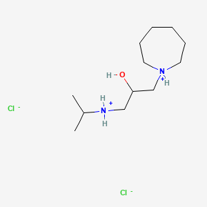 1H-Azepine-1-ethanol, hexahydro-alpha-(((1-methylethyl)amino)methyl)-, dihydrochloride