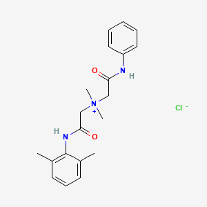 Dimethyl((phenylcarbamoyl)methyl)((2,6-xylylcarbamoyl)methyl)ammonium chloride