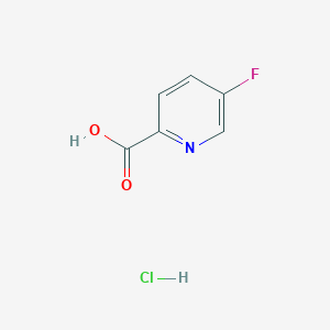 molecular formula C6H5ClFNO2 B1374673 5-氟吡啶-2-羧酸盐酸盐 CAS No. 453566-94-4