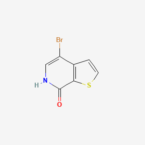 B1374674 4-bromo-6H-thieno[2,3-c]pyridin-7-one CAS No. 29512-83-2
