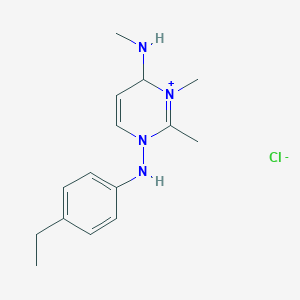 4-Pyrimidinamine,N-ethyl-1,6-dihydro-1,2-dimethyl-6-(methylimino)-N-phenyl-