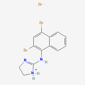 2-(2,4-Dibromo-1-naphthylamino)-2-imidazoline hydrobromide