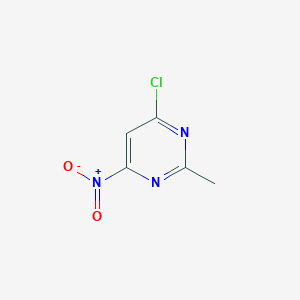 molecular formula C5H4ClN3O2 B13746838 4-Chloro-2-methyl-6-nitro-pyrimidine 