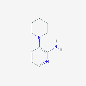 molecular formula C10H15N3 B1374684 3-(哌啶-1-基)吡啶-2-胺 CAS No. 1286273-41-3