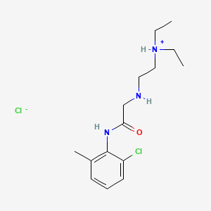 6'-Chloro-2-(2-(diethylamino)ethyl)amino-o-acetotoluidide hydrochloride