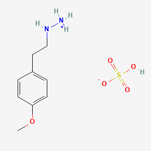 1-(p-Methoxyphenethyl)hydrazine hydrogen sulfate