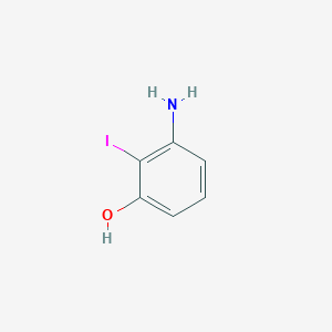 molecular formula C6H6INO B1374696 3-氨基-2-碘苯酚 CAS No. 99968-82-8