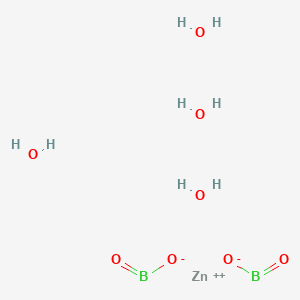 zinc;oxido(oxo)borane;tetrahydrate