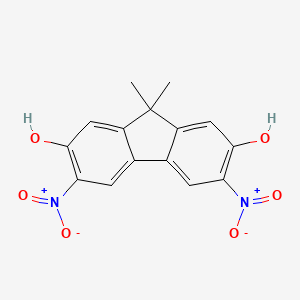 9,9-Dimethyl-3,6-dinitrofluorene-2,7-diol