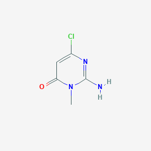 2-Amino-6-chloro-3-methyl-3,4-dihydropyrimidin-4-one