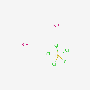 molecular formula Cl5K2Ru B13746981 Ruthenate(2-), pentachloro-, dipotassium CAS No. 38386-99-1