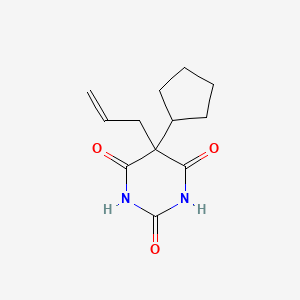 5-Cyclopentyl-5-prop-2-enyl-1,3-diazinane-2,4,6-trione