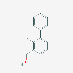 molecular formula C14H14O B137470 2-甲基-3-联苯甲醇 CAS No. 76350-90-8