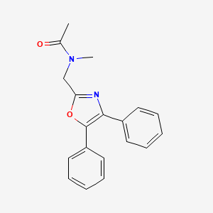 Acetamide, N-((4,5-diphenyl-2-oxazolyl)methyl)-N-methyl-