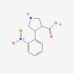 4-(2-Nitrophenyl)pyrrolidine-3-carboxylic acid