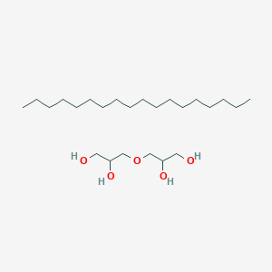 3-(2,3-Dihydroxypropoxy)propane-1,2-diol;octadecane