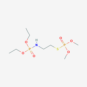 N-diethoxyphosphoryl-2-dimethoxyphosphorylsulfanylethanamine